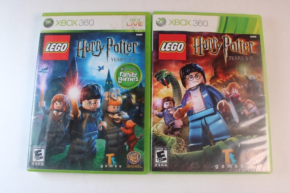 LEGO Harry Potter 1–4 & 5–7 (Xbox 360) – 2 Game Bundle Kids Games Used Lot